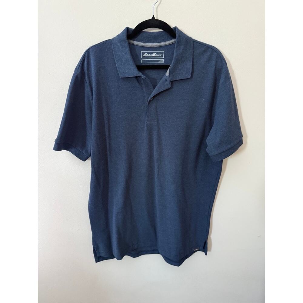 Eddie Bauer Blue Collared Shirt